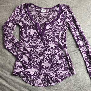 Free People Button Blouse - M